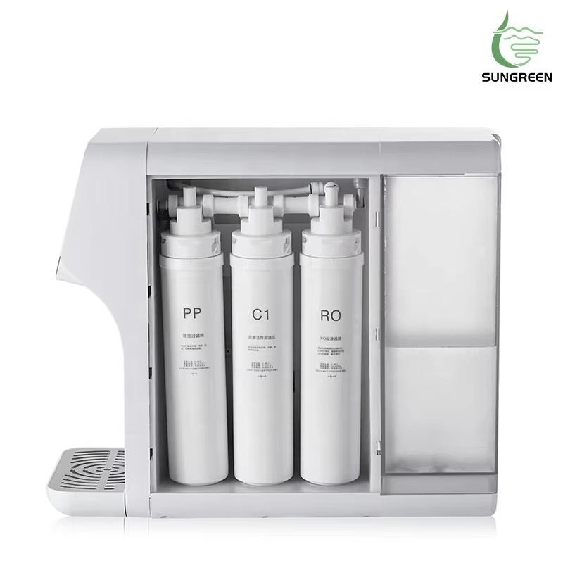 Hot Sale 75GPD TDS RO Water Purifier Instant Heating Free Installation Speed-Hot Desktop RO Water Dispenser for Household Hotel